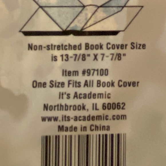 NWT It’s Academic One Size Fits All! Book Cover bk - Picture 2 of 6
